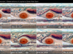 «Хаббл» обнаружил неожиданные колебания Большого Красного Пятна Юпитера